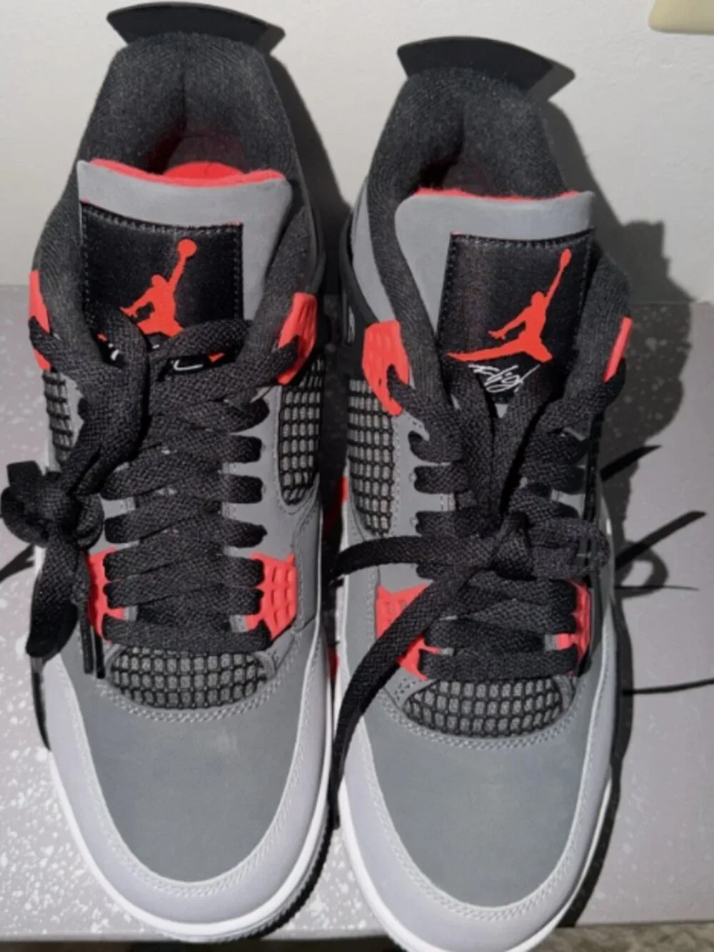 Nike Air Jordan 4 Retro Infrared Grey